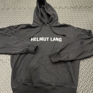 Rare New w/o Tags Helmut Lang Black Classic Hoodie Sz Small 100% Authentic